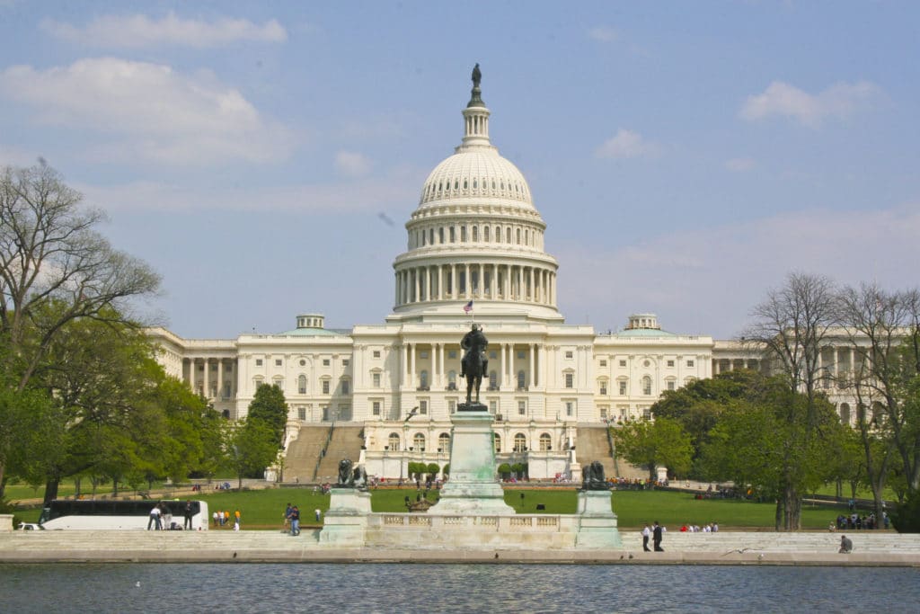 The United States Capitol building in Washington, D.C.