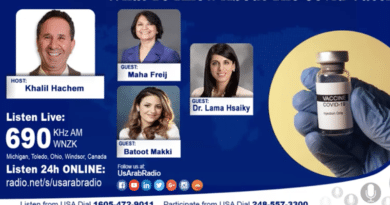 Webinar on COVID-19 with health experts Dr. Lama Hneiny and Maha Freij.