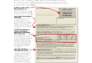 Example of a misleading financial document labeled 'This is not a tax bill.'